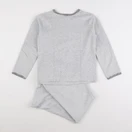 Petit Bateau - pyjama velours gris - 10 ans