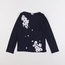 Petit Bateau - tee-shirt bleu - 6 ans