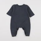 Petit Bateau - pyjama coton gris - 1 mois