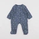 Vertbaudet - pyjama coton bleu - 0 mois