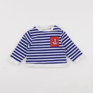 Jacadi - sweat bleu - 12 mois