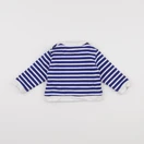 Jacadi - sweat bleu - 12 mois