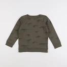 Vertbaudet - sweat vert - 6 ans