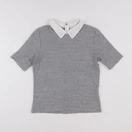 IKKS - tee-shirt gris - 16 ans