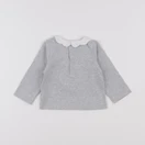 Jacadi - tee-shirt gris - 12 mois