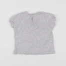 Petit Bateau - tee-shirt gris - 12 mois