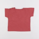 Petit Bateau - tee-shirt rose - 12 mois