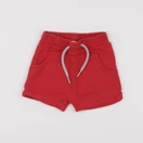 Vertbaudet - short rouge - 6 mois