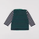 Petit Bateau - tee-shirt vert, noir - 18 mois