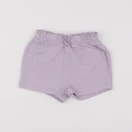 H&M - short violet - 3/6 mois