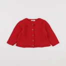 Boutchou - gilet rouge - 6 mois