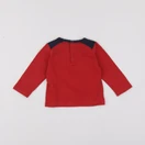 Petit Bateau - tee-shirt rouge - 12 mois