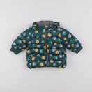 Petit Bateau - doudoune vert - 12 mois