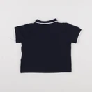 Vertbaudet - polo bleu - 12 mois