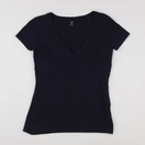 H&M - tee-shirt grossesse bleu - 36