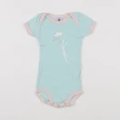 Petit Bateau - body vert - 9 mois