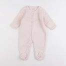 Vertbaudet - pyjama velours rose - 6 mois