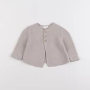 Vertbaudet - gilet beige - 3 mois