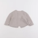 Vertbaudet - gilet beige - 3 mois