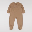 Vertbaudet - pyjama coton marron - 36 mois