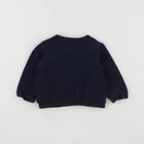 Vertbaudet - sweat bleu - 12 mois