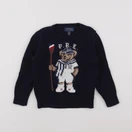Ralph Lauren - pull bleu - 4 ans