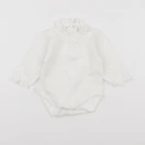 Zara - body à col blanc - 3/6 mois