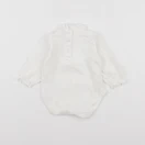 Zara - body à col blanc - 3/6 mois
