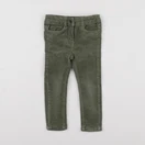 Vertbaudet - pantalon vert, or - 2 ans