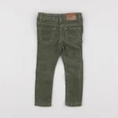 Vertbaudet - pantalon vert, or - 2 ans