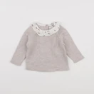 Vertbaudet - pull marron - 3 mois