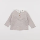 Vertbaudet - pull marron - 3 mois