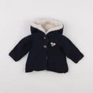 Vertbaudet - veste doublé bleu - 3 mois