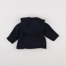 Vertbaudet - veste doublé bleu - 3 mois