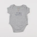Vertbaudet - body gris - 3 mois