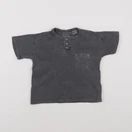 Zara - tee-shirt gris - 6/9 mois