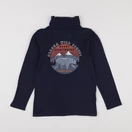 Vertbaudet - sous-pull bleu - 8 ans