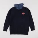 Vertbaudet - pull bleu - 8 ans