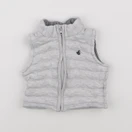 Petit Bateau - doudoune gris - 6 mois