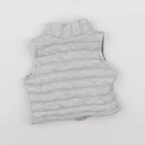Petit Bateau - doudoune gris - 6 mois