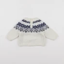 Vertbaudet - pull blanc - 3 mois