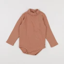 Petit Bateau - body à col rose - 24 mois