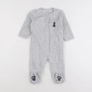 Vertbaudet - pyjama velours gris - 12 mois