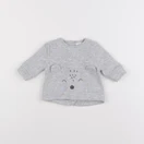 Vertbaudet - sweat gris - 1 mois