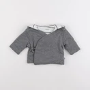 Vertbaudet - veste gris - 1 mois