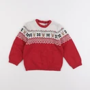 Vertbaudet - pull rouge - 3 ans