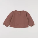 Vertbaudet - sweat marron - 24 mois