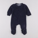 Boutchou - pyjama velours bleu - 12 mois