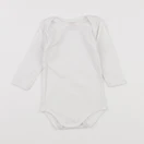 Petit Bateau - body blanc - 6 mois