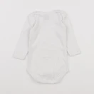 Petit Bateau - body blanc - 6 mois